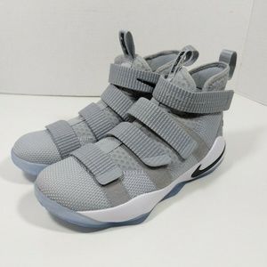 Nike LeBron Soldier XI Wolf Gray Basketball Shoes